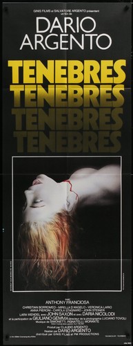 Tenebre 1983 poster pannello - tenebre,