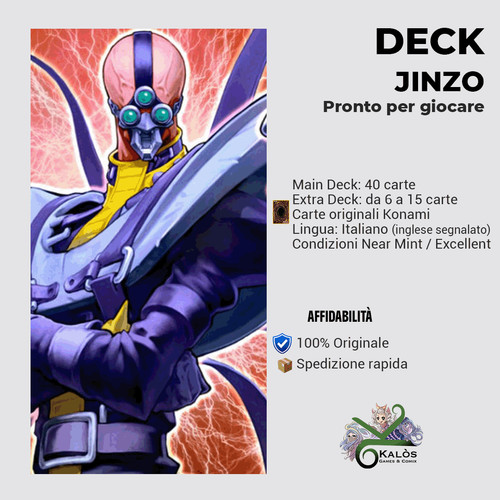 Yugioh mazzo deck jinzo - yugioh!,