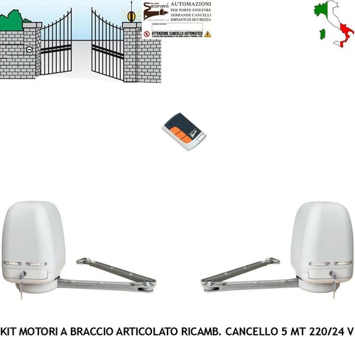Braccio articolato cancello - braccio,
