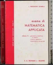 ESAME DI MATEMTICA APPLICATA