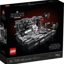 LEGO VOLO SULLA TRINCEA DELLA MORTE NERA 75329 DIORAMA STAR WARS NUOVO