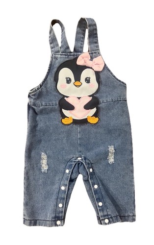 Salopette jeans blu - , pinguino