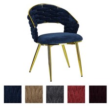 Poltroncina In Morbita Ciniglia Vellutata Intreccaita ROYAL C