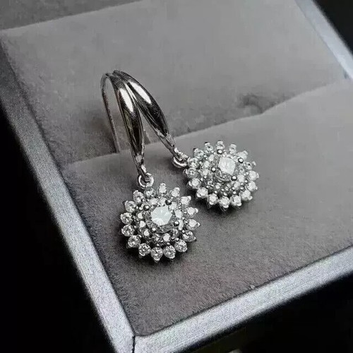 Real moissanite 2ct round cut - real,