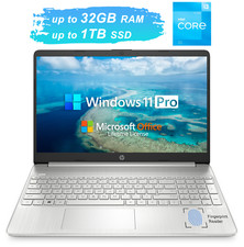 HP 15.6" FHD Laptop, 6-Core