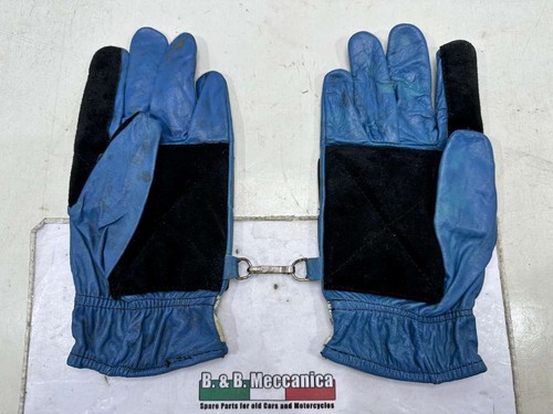 Guanti pelle moto vintage - in,