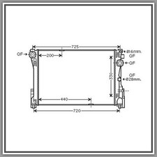 Radiatore Mercedes Classe C