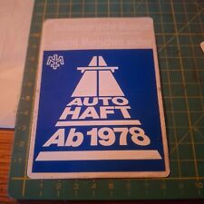 ADESIVO VINTAGE STICKER Kleber Auto Haft Ab 1978 Tipo Vignetta Autostrada 
