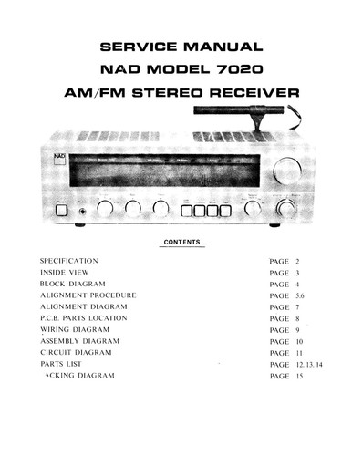 Manuale servizio per nad - di,