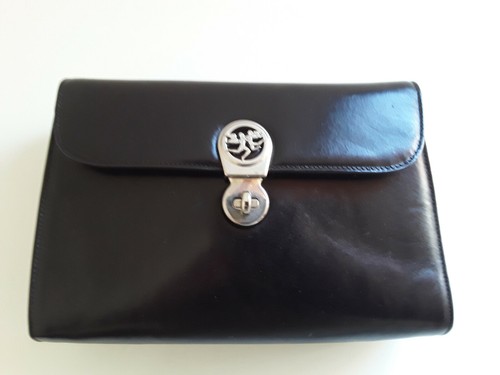 Borsa pelle nera - nera, piero