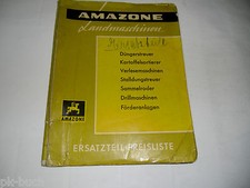 Catalogo Ricambi Amazone Centrifugo/Spargiletame/Leichtdüngerstreuer
