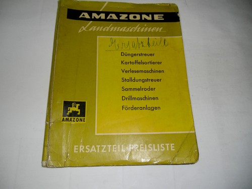 Catalogo ricambi amazone - catalogo,