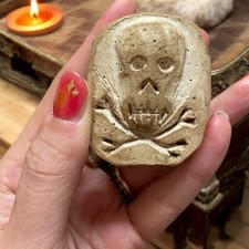 Scultura Teschio Bifacciale