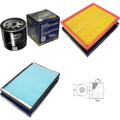 Sct controllo set - sct, filtri