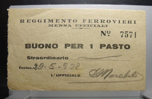 Buono pasto reggimento - 1,