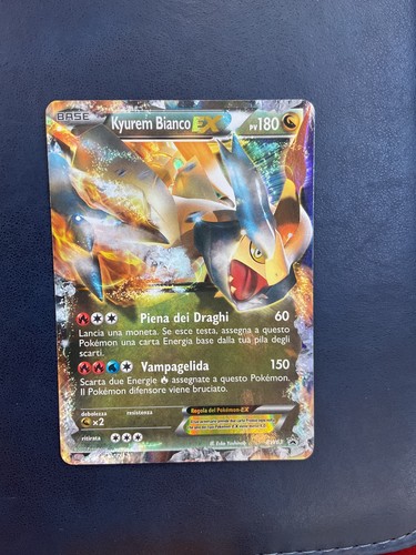 Carta pokemon kyurem - bianco, ex