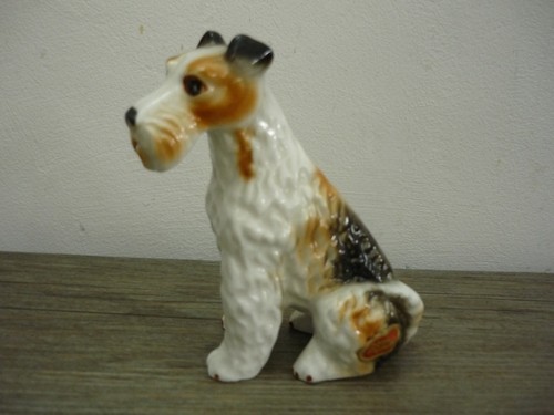 Vintage wire fox terrier bone - wire,