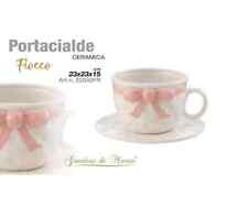 TAZZA PORTA CIALDE CAFFE TAZZE CERAMICA TAZZONE 23CM CASA UFFICIO HOTEL 22040FR