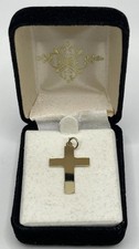 Ciondolo croce Gesù in oro