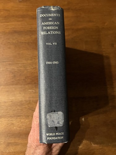Documents american foreign - documents, on