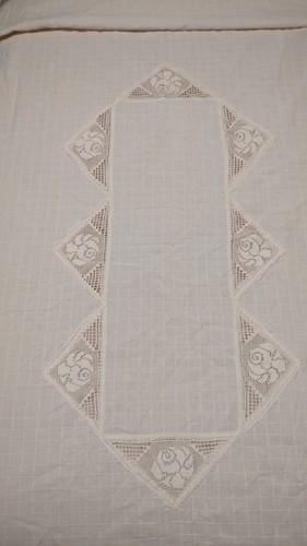 Tovaglia vintage lino - vintage, in