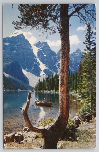 Cartolina moraine lake banff - moraine,