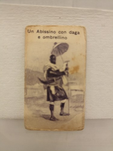 Figurina abissino con - figurina,