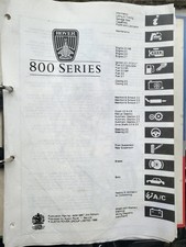 Rover Serie 800 Manuale