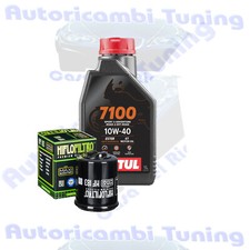 Tagliando Olio Motul 7100 10W40 Per Gilera 125 Runner VX Soul Sport 2014>2015