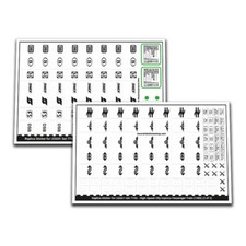 Adesivo di ricambio per set 7745 - treno passeggeri City Express alta velocità