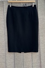 Gonna a matita Joseph Maud nera elasticizzata in crepe taglia 38 UK 10 Medium nuova con etichette prezzo consigliato £ 125
