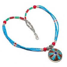 Collana corallo turchese