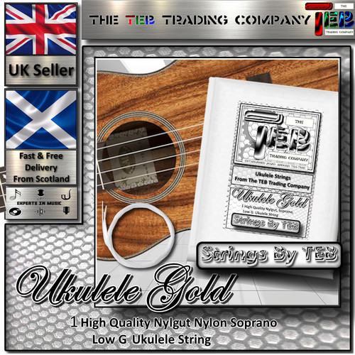 Strings teb ukulele gold - strings,