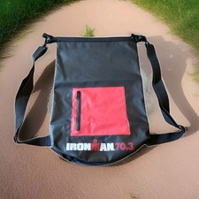 Zaino Borsone Iron Man 70.3 Nero, Maratona, Triathlon, Outdoor, Avventura 