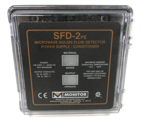 Monitor technologies sfd - monitor, sfd-2pe