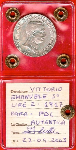 Lire 1917 quadriga briosa - lire,
