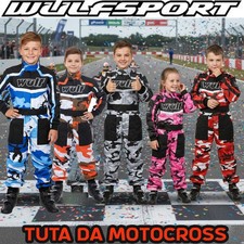 TUTA MOTO BAMBINO MX KART SUIT