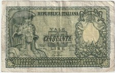 Cinquanta Lire 50 Lire Italia