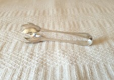 Pinza a molla per ghiaccio pane zucchero linea San Marco vintage in argento 800