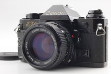 [N MINT] Canon AE-1 Program fotocamera pellicola nera + NFD 50mm f/1.8 dal...