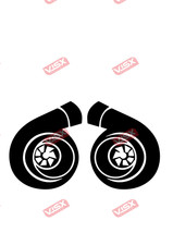 Adesivo auto turbo