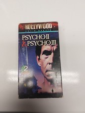 PSYCHO II & III & IV VHS Tapes
