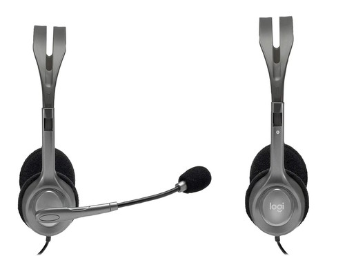 Cuffie cablate logitech h110 - cuffie,