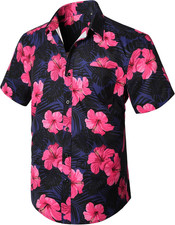 Camicia Hawaiana Uomo Funky Manica Corta Con Tasca Frontale Camicie Hawaiane Flo