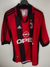 Calcio AC MILAN Maglietta Shevchenko Adidas T-Shirt Taglia M Vintage 2000's
