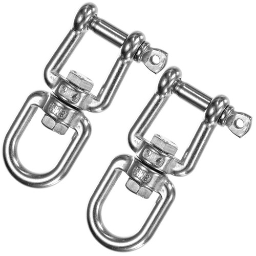 2pcs 304 gancio girevole a - m8,