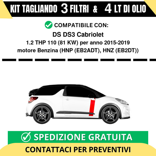 Tagliando per ds3 cabriolet - ds,