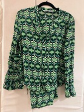 Camicia Zara verde e bianca