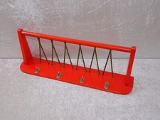 DDR Midcentury Progettazione Legno Cappelliera Gancio Guida Armadio - Vintage