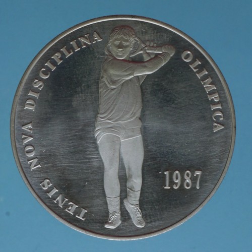 Andorra diners 1987 - 20, silver